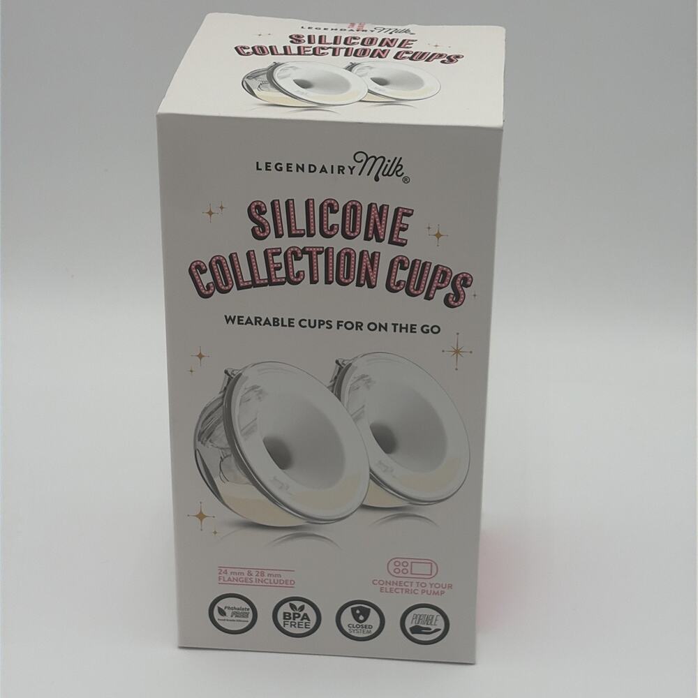 Legendairy Milk Silicone Collection Cups Wearable Hands Free On Go 24 28 mm NEW